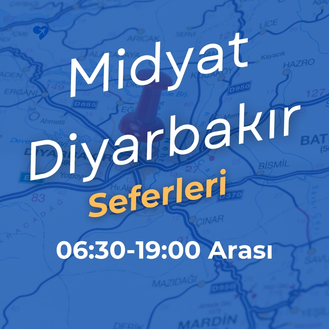 Midyat Diyarbakır  Dolmuş Seferleri