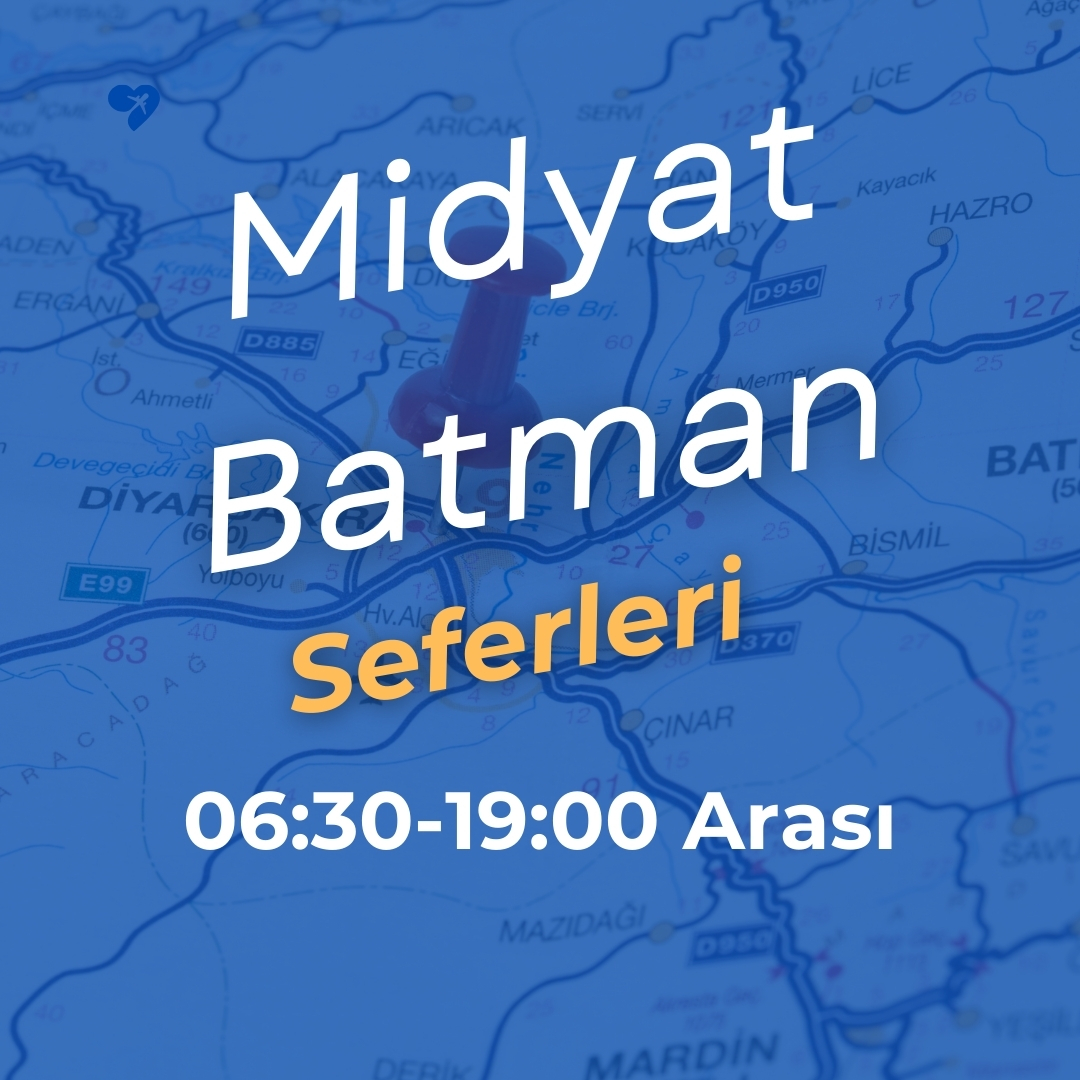 Midyat Batman Dolmuş Seferleri