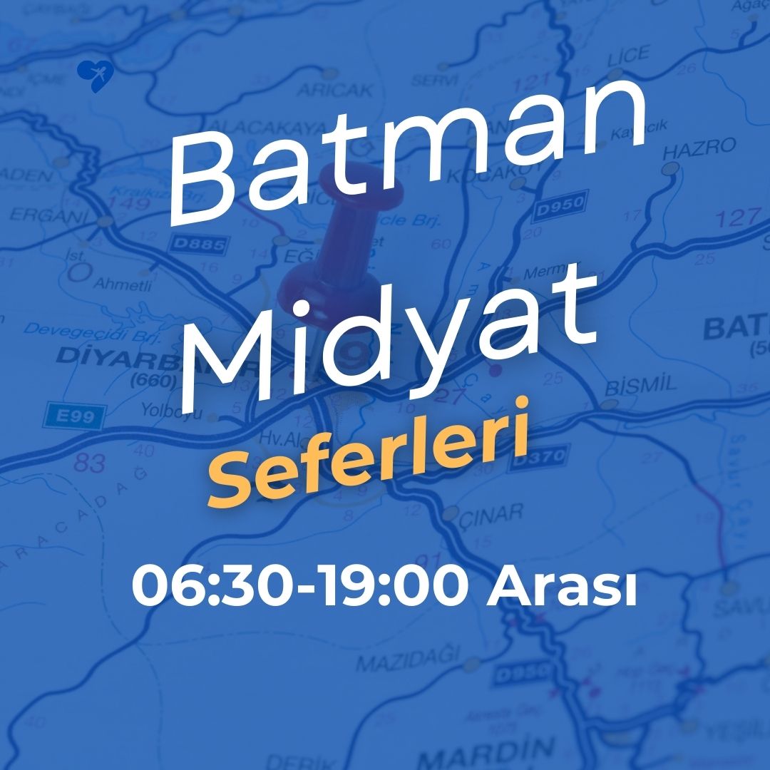 Batman Midyat Dolmuş Seferleri